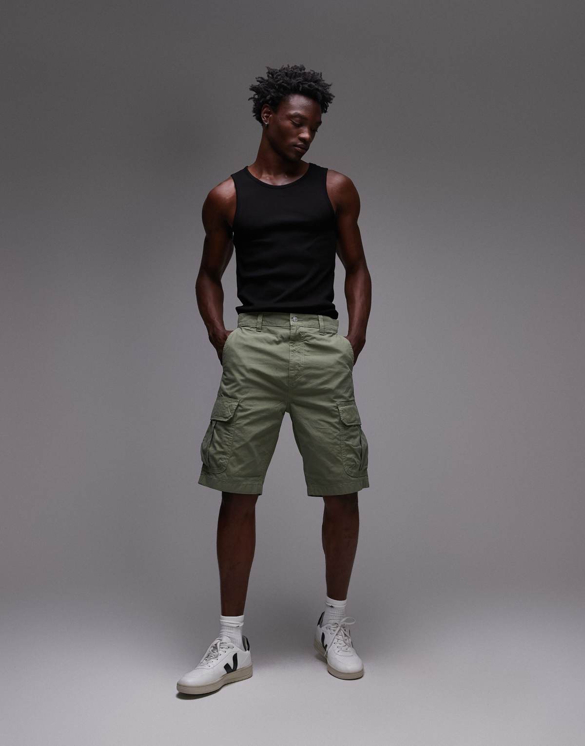 Tommy Jeans Otis regular cargo shorts in green