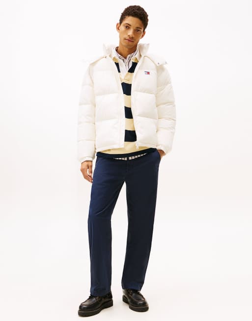 Tommy Jeans – Otis – Regular-Fit-Chinohose aus Twill in Dunkelblau