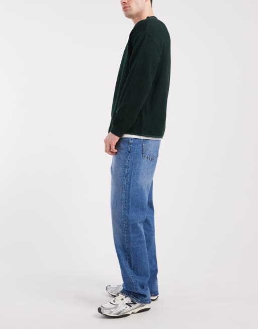 Tommy Jeans – Otis – Regular-Fit-Jeans in verwaschenem Mittelblau mit geradem Bein, 3 von 5