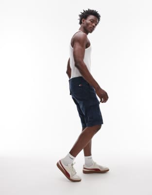 Otis - Regulär geschnittene Cargo-Shorts in Marineblau Marineblau 30