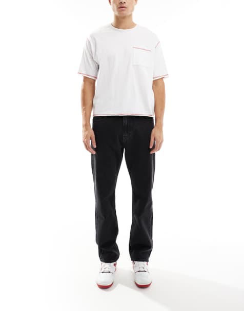 Tommy Jeans Otis regular straight jeans in black - view 1