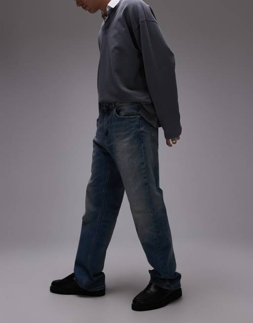 Tommy Jeans Otis regular straight jeans in faded dark wash, 3 of 5
