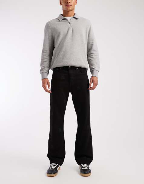 Tommy Jeans Otis regular straight leg jeans in black - view 1