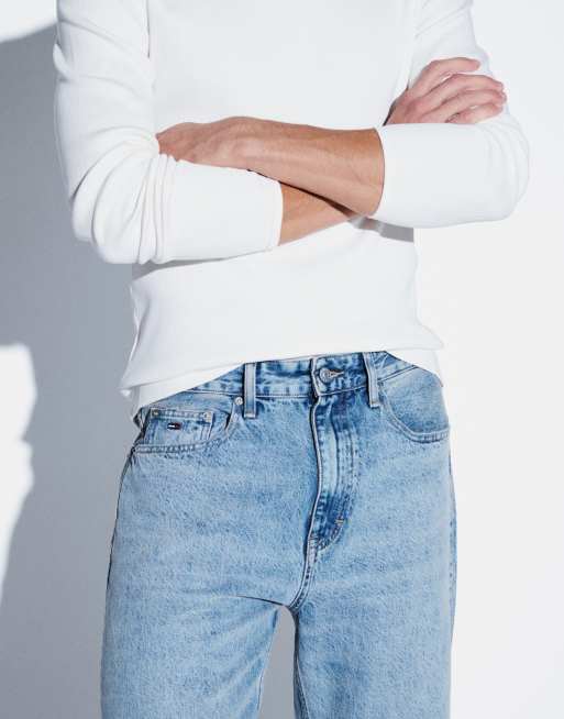 Tommy Jeans Otis straight fit jeans in light wash blue, 2 of 5