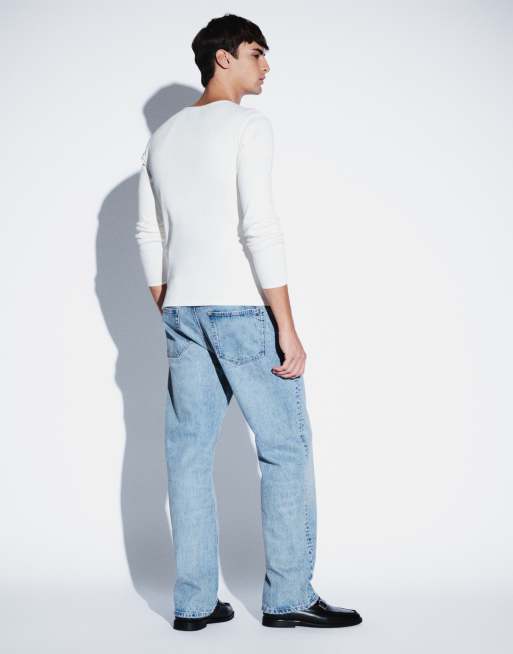 Tommy Jeans Otis straight fit jeans in light wash blue, 3 of 5