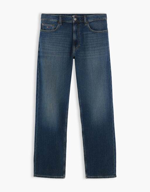 Tommy Jeans Otis Straight Jeans in dunklem Denim mit Waschung, 7 von 7