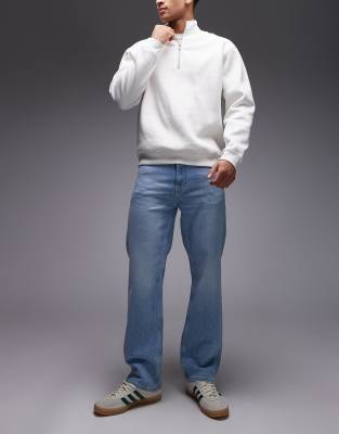 Otis - Straight-Leg-Jeans in hellblauer Waschung mit regulärer Passform Blau W32 L34