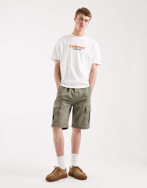 Tommy Jeans – Otis – Szorty bojówki w spranym kolorze khaki, 2 z 5