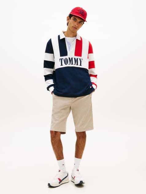 Tommy Jeans Otis twill chino shorts in khaki - view 1