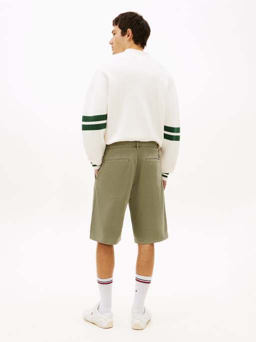 Tommy Jeans Otis twill chino shorts in olive green, 4 of 5