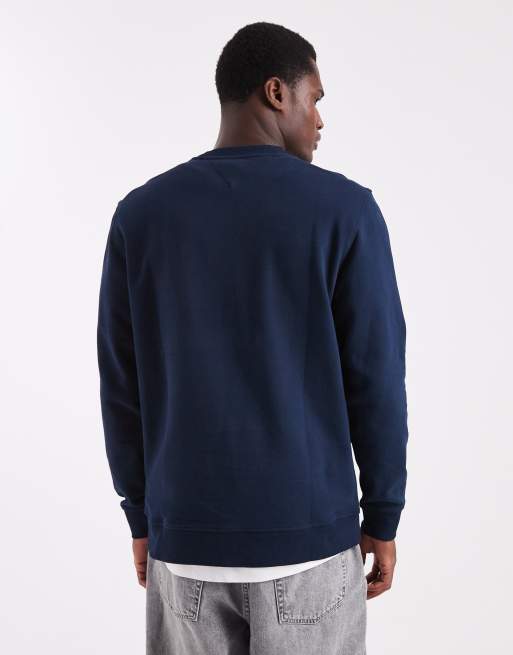 Tommy Jeans outdoor center graphic logo sweatshirt in navy , 3 of 5