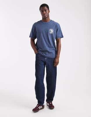 Tommy Jeans Outdoor Graphic Chest Logo T-shirt In Blue