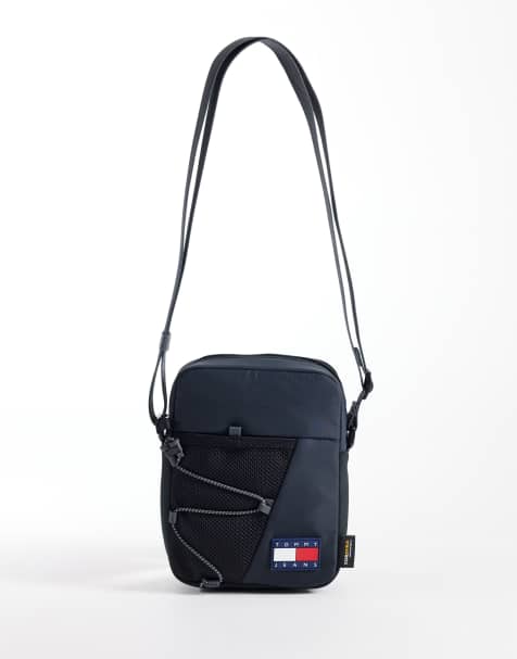 Tommy Jeans – Outdoor-Reportertasche zum Umhängen in Schwarz - view 1