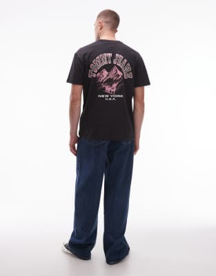 Tommy Jeans Outdoors Graphic T-shirt In Black