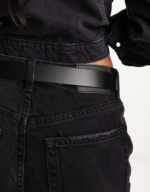 Shape leather belt