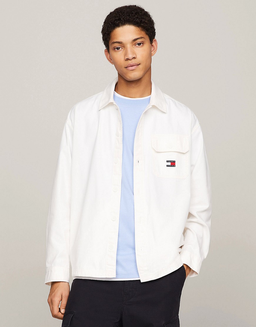 Tommy Jeans Overshirt in White