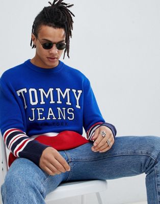 blue tommy jeans jumper