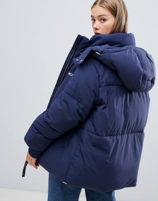 tommy jeans oversized padded jacket