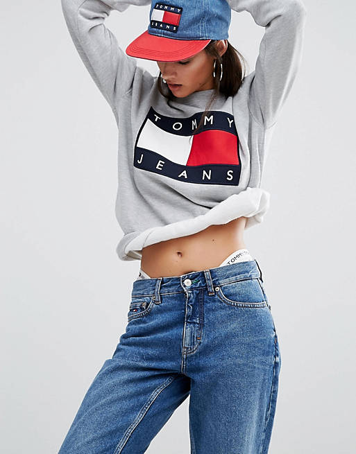 Tommy Jeans – Oversize-Sweatshirt mit Logo