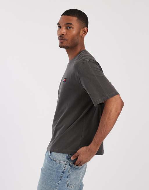 Tommy Jeans – Oversize-T-Shirt in verwaschenem Schwarz im Stil der 90er, 3 von 5