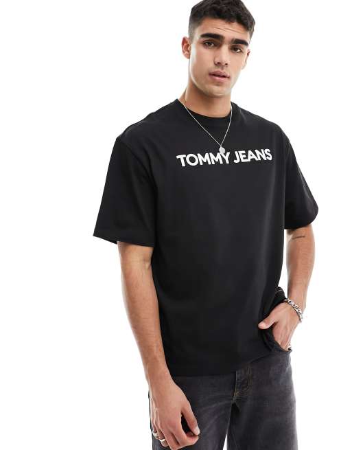 Tommy jeans classics logo hot sale crew