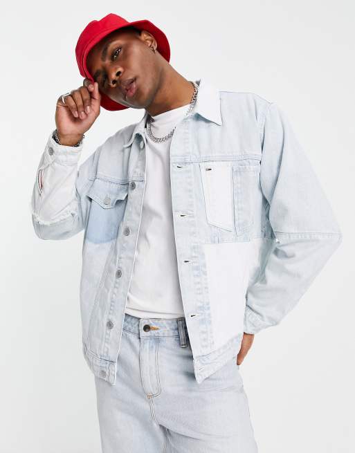 Oversized trucker hot sale denim jacket