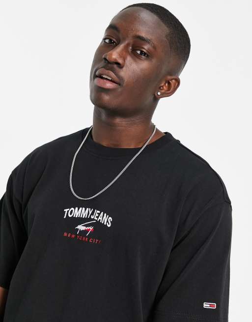 Tommy jeans store black shirt