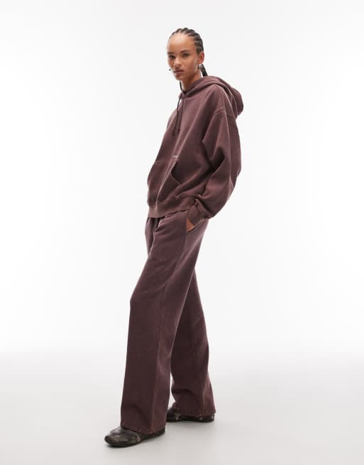 Tommy Jeans - Oversized hoodie in bruin met wassing, 2 van 4