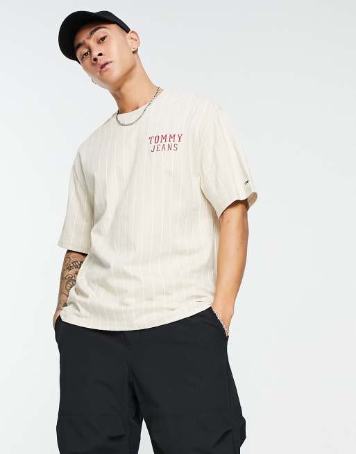 Tommy Jeans co-ord oversized baseball shirt in black