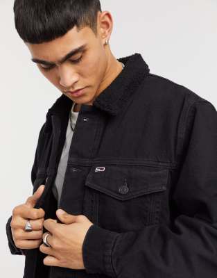 tommy jeans jacket black