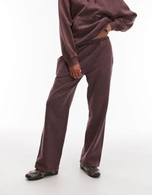 Tommy Jeans Oversized Sweatpants In Brown