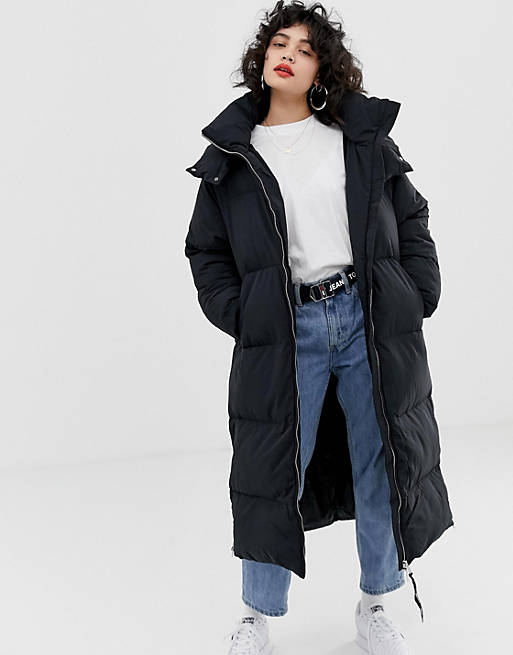 koppeling Wolk ruw Tommy Jeans oversized tube quilted coat | ASOS