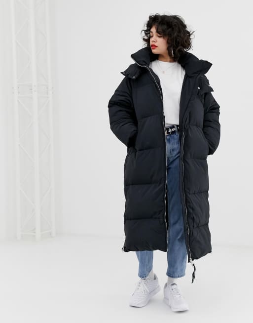 Tommy jeans oversized tube quilted coat new arrivals