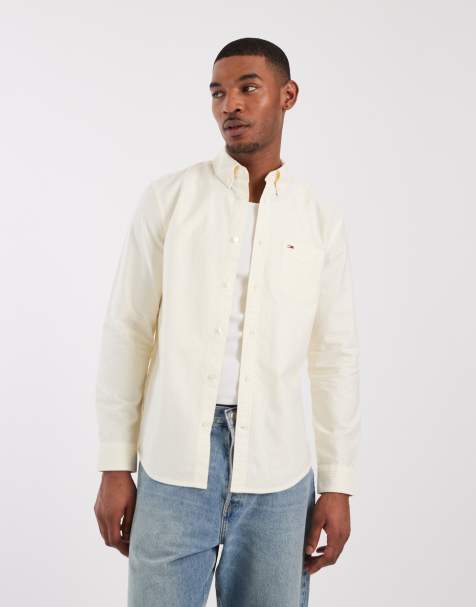 Tommy Jeans - Oxford overhemd met gele strepen - view 1