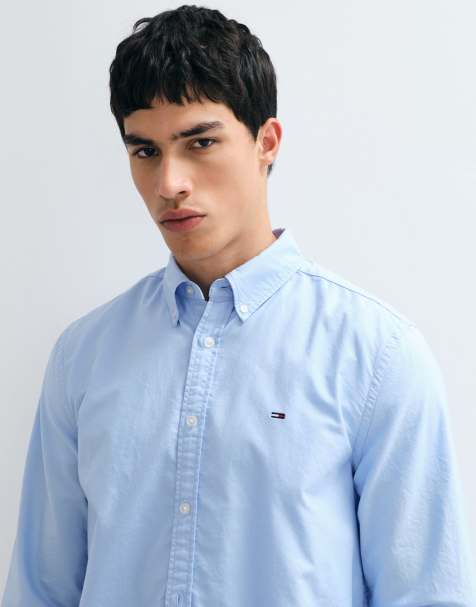 Tommy Jeans oxford shirt in light blue - view 1