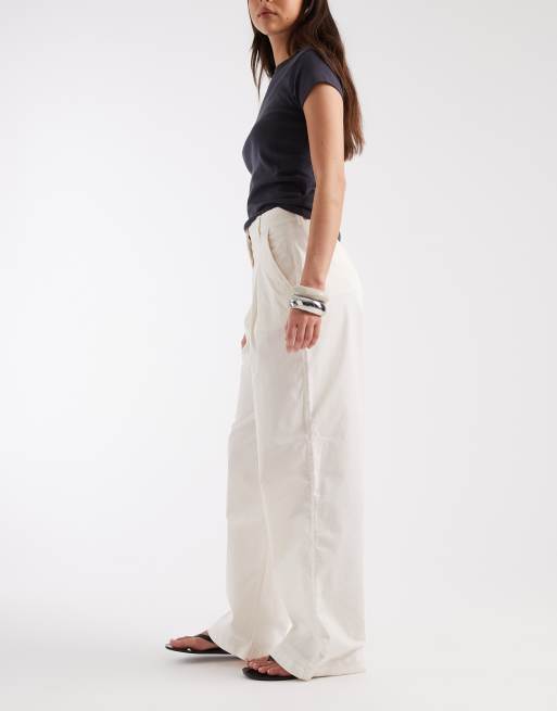 Tommy Jeans - Pantalon chino ample - Crème, 5 de 5