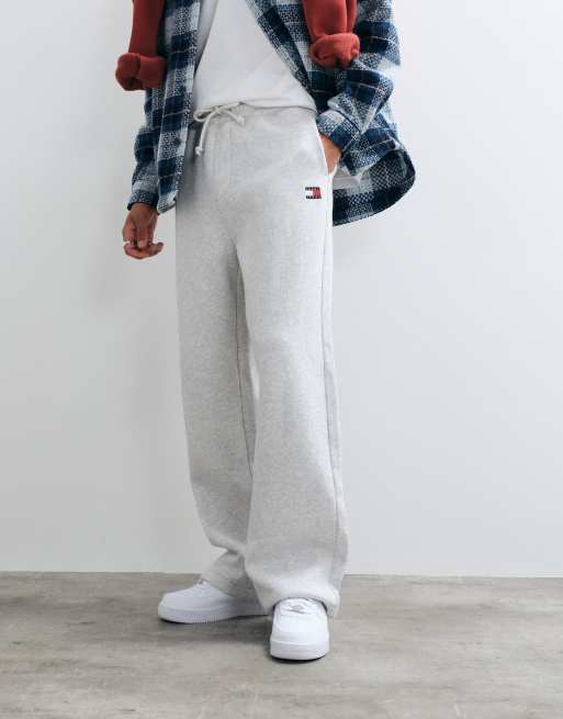 Tommy Jeans - Pantalon de survêtement à logo écusson - Gris clair, 5 de 5