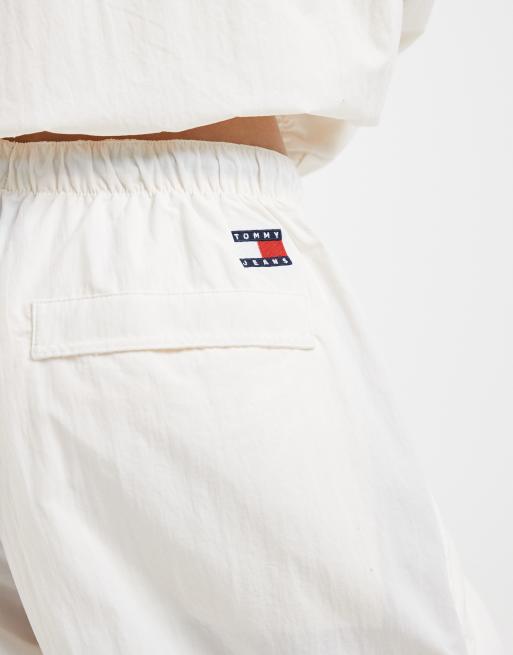 Tommy Jeans - Pantalon d'ensemble parachute à taille basse - Blanc, 5 de 5