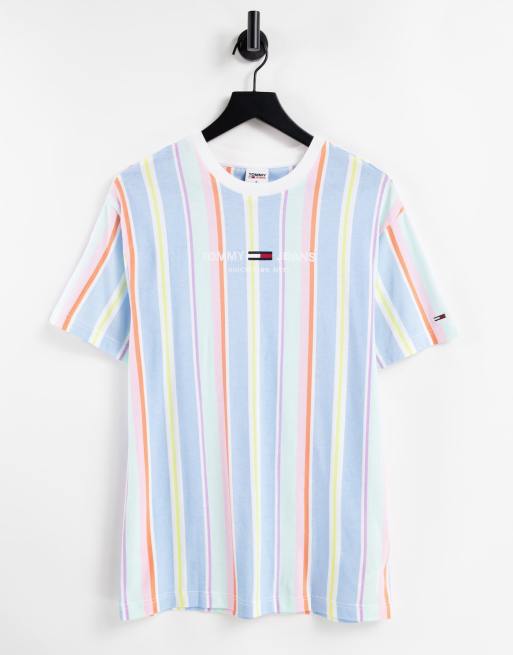 Tommy jeans store striped tee