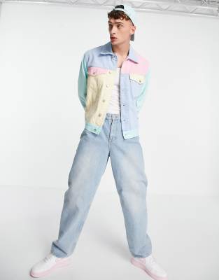 Tommy jeans pastel colorblock cheap w sweat