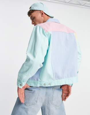 tommy hilfiger pastel denim jacket