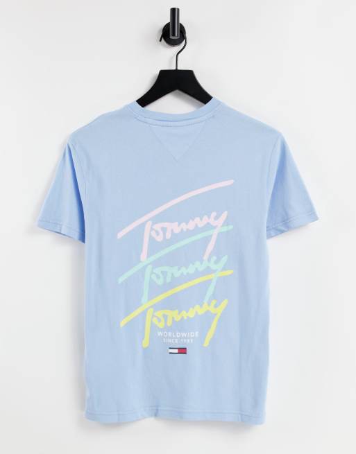 tommy jeans repeat script tee