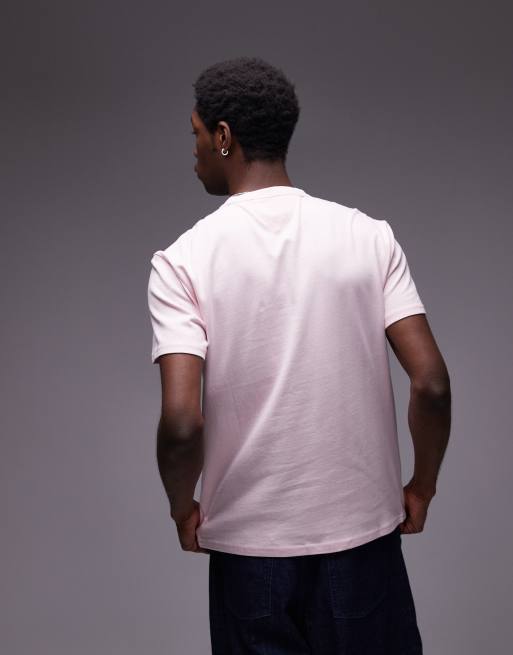 Tommy Jeans - Pastellyserød T-shirt med almindeligt logomærke, 3 af 4