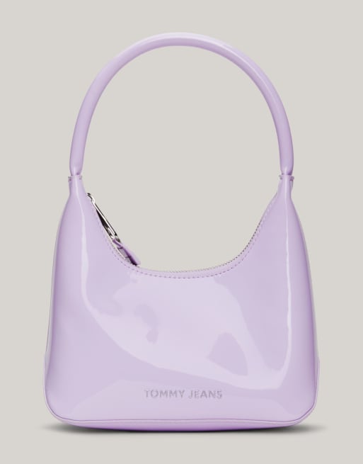 Tommy Jeans - Petit sac porté épaule - Lavande verni