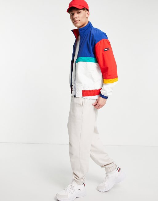 Tommy jeans on sale pieced jacket