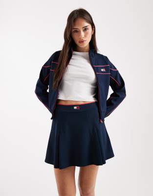 Tommy Jeans pique mini skirt in navy - part of a set dark night navy 15490₽