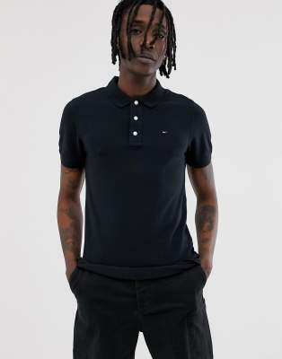 black polo jeans men