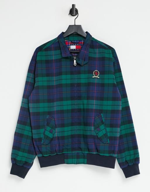 Tjm plaid best sale crest hoodie