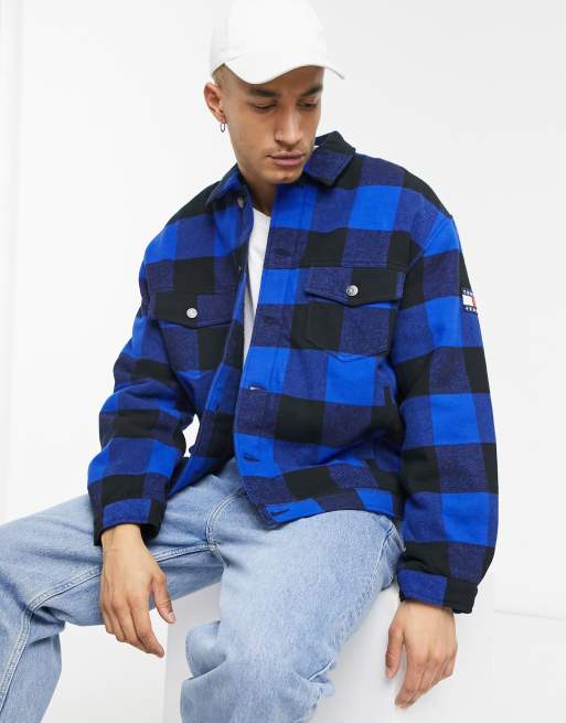 tommy jeans plaid