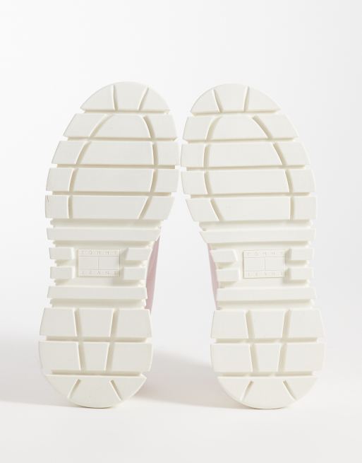 Tommy Jeans platform  sneakers in pink, 5 of 5